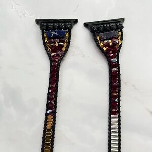 Elegant Multicolor Beaded Apple Watch Band